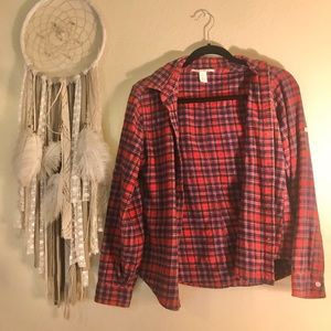 VTG Lucky Brand Red Flannel Shirt